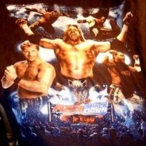 2007 WWE Raw & Smackdown shirt